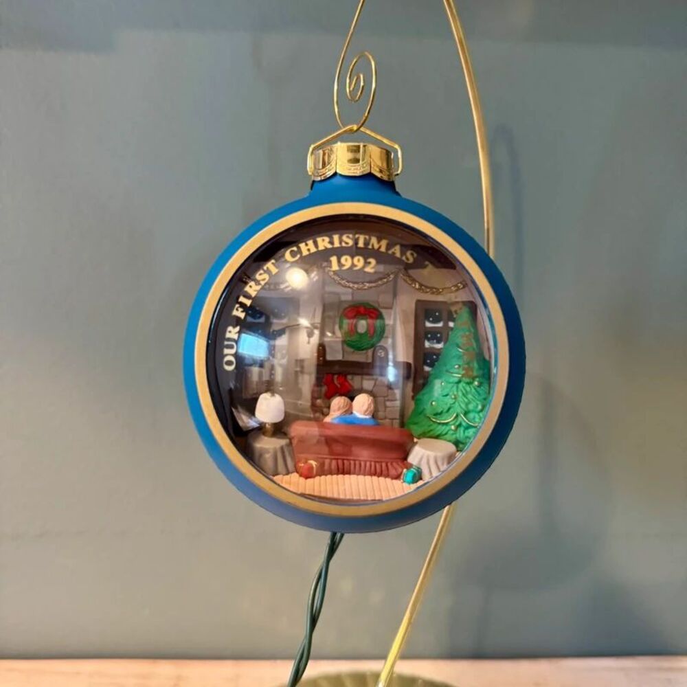 1992 Vintage Hallmark Keepsake Our First Christmas Together Magic Ornament